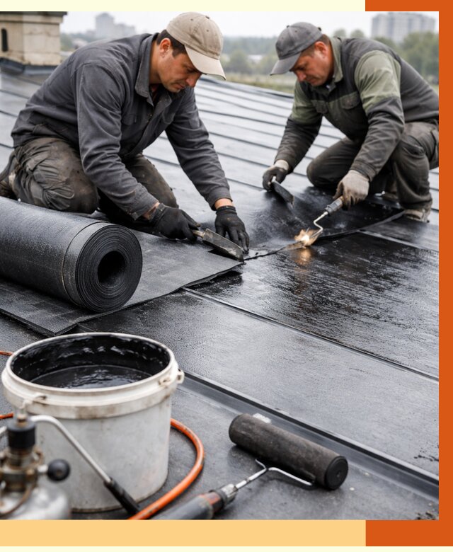 Гидроизоляция фальцевой кровли в Верхнем Уфалее от 7676 руб. под ключ | ТепломастерВрф