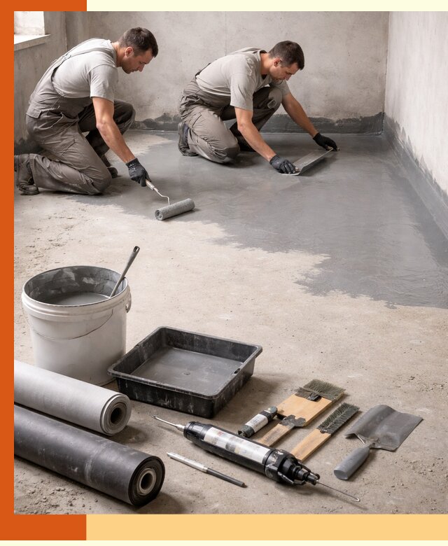 Гидроизоляция пола в Верхнем Уфалее — надежная защита от влаги и протечек