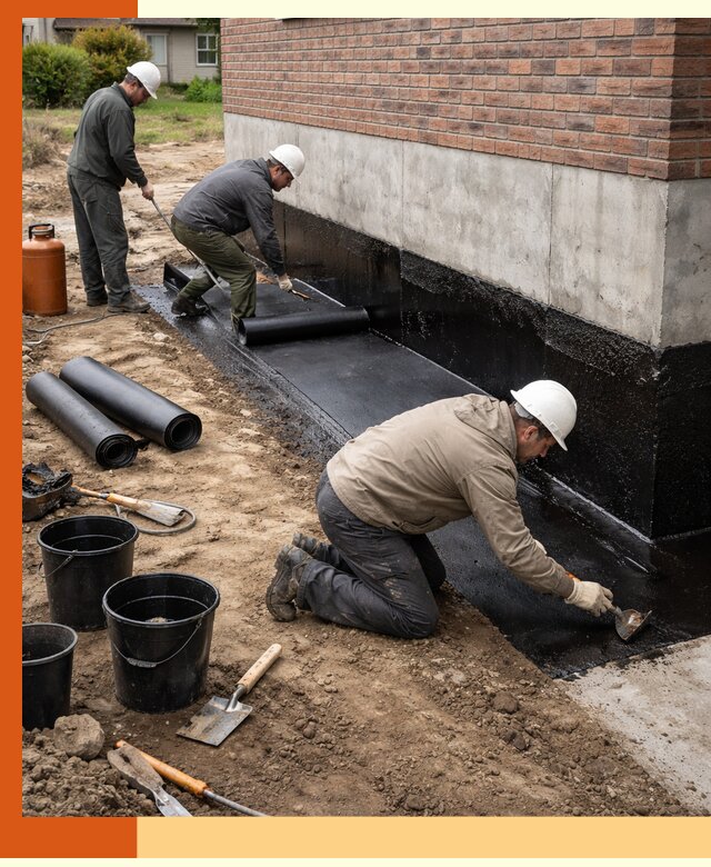 Гидроизоляция фундамента в Верхнем Уфалее: надежная защита строений