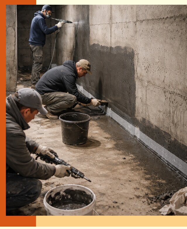 Гидроизоляция подвала в Верхнем Уфалее — комплексная защита от влаги