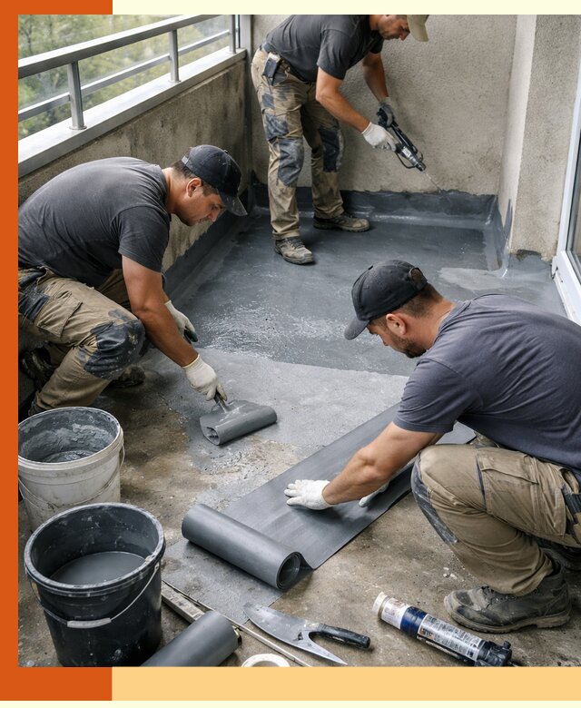 Гидроизоляция балкона в Верхнем Уфалее: надежная защита от протечек