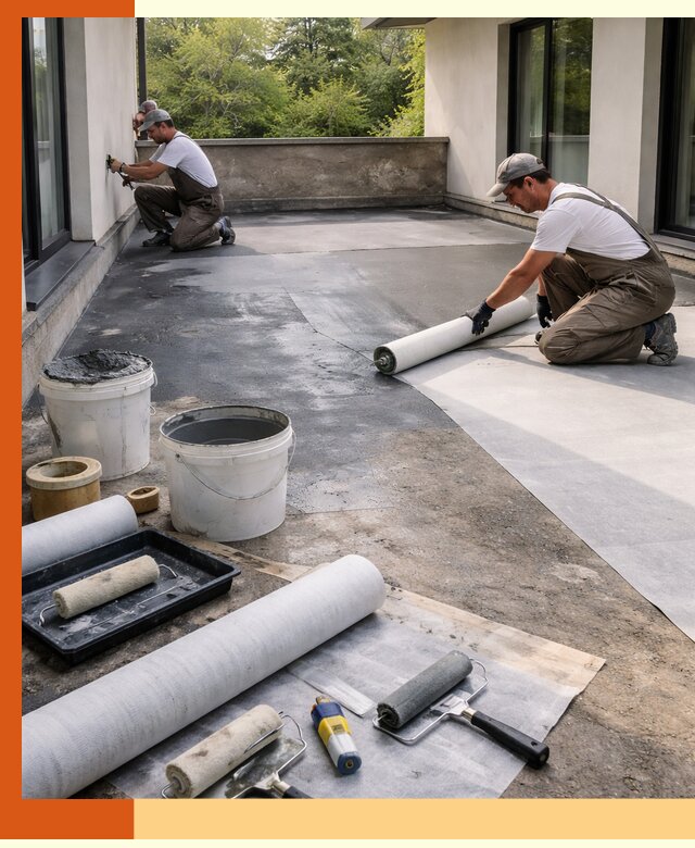 Гидроизоляция террасы в Верхнем Уфалее — надежная защита от влаги и протечек