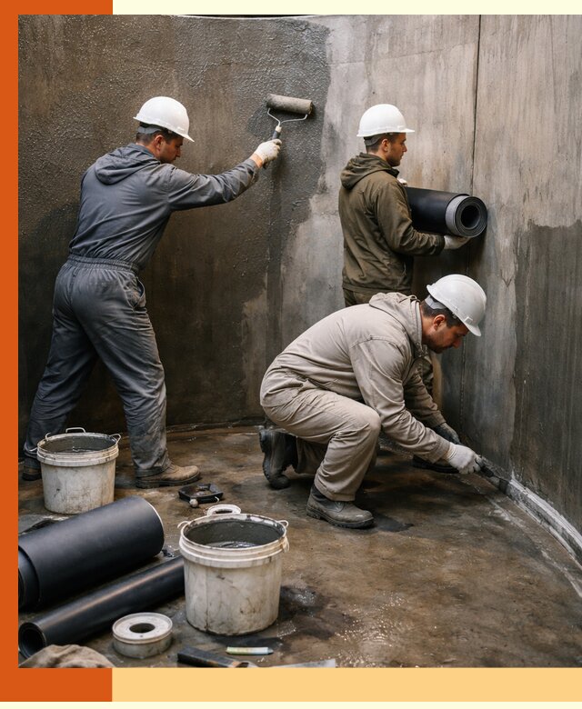 Гидроизоляция резервуара профессионально в Верхнем Уфалее