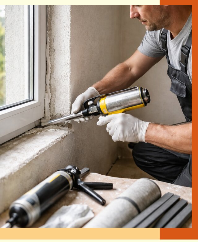 Герметизация стыков и примыканий в Верхнем Уфалее от 1228 руб. под ключ | ТепломастерВрф