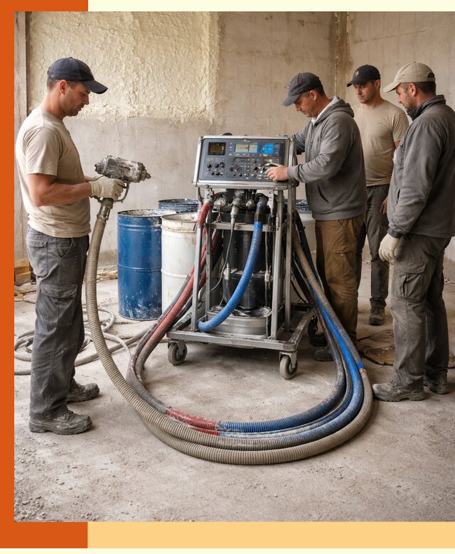 Аренда установки для напыления ППУ в Верхнем Уфалее на выгодных условиях